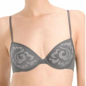Josie Natori Couture Lotus Demi Bra  32D  NWT